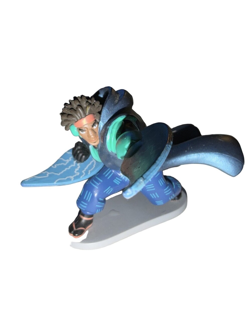 Disney Big Hero 6 Wasabi Action Figure with Plasma Blades and Base Blue